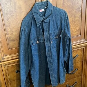 Levi's Men's Dark Blue Shirt Jacket